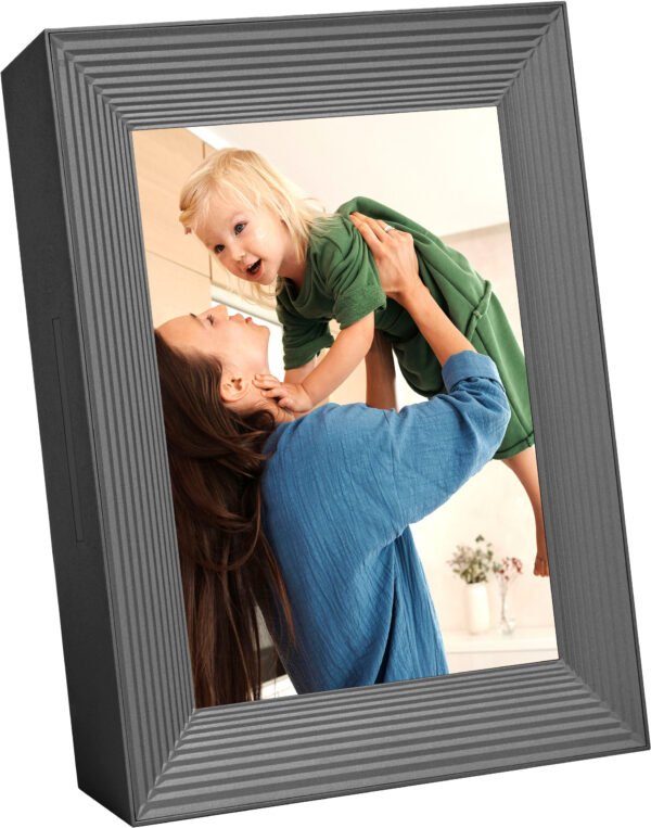 Aura Home – Mason 9′′ Digital Wifi Frame Dual Orientation – Graphite - Image 3