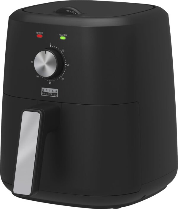 Bella Pro Series – 3-qt. Analog Air Fryer – Black - Image 11