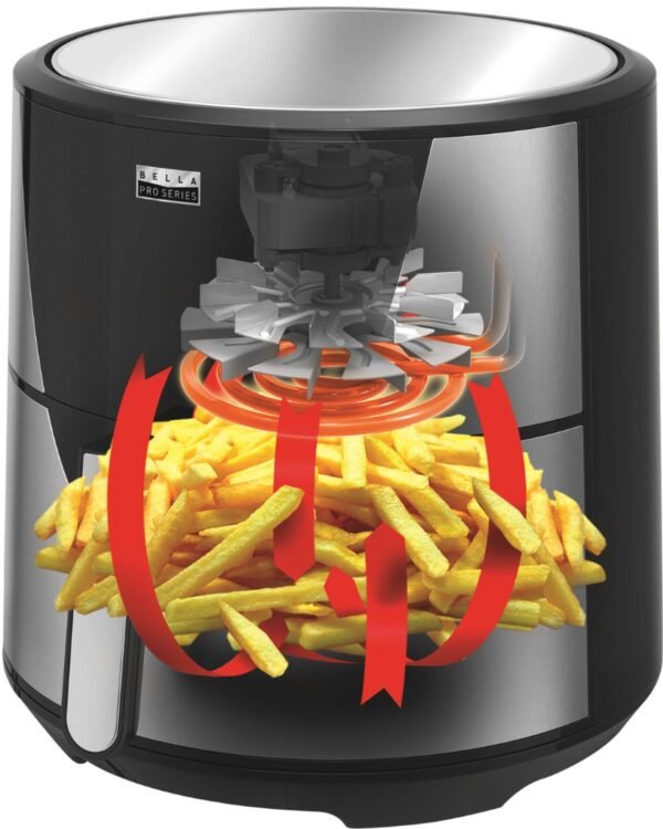 Bella Pro Series – 8-qt. Digital Air Fryer – Stainless Steel - Image 5