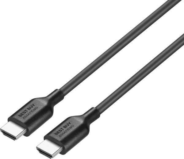 Best Buy essentialsTM – 6′ 8K Ultra High Speed HDMI® 2.1 Certified Cable – Black - Image 5