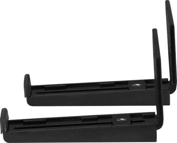 Best Buy essentialsTM – Fixed Soundbar Wall Mount for Most 20 lb. Soundbars – Black - Image 9