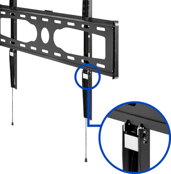 Best Buy essentialsTM – Fixed TV Wall Mount for Most 37–90′′ TVs – Black - Image 11