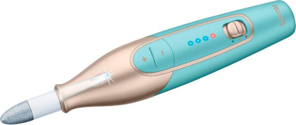 Beurer – Rechargeable Manicure/Pedicure Device – Turquoise/Gold - Image 11