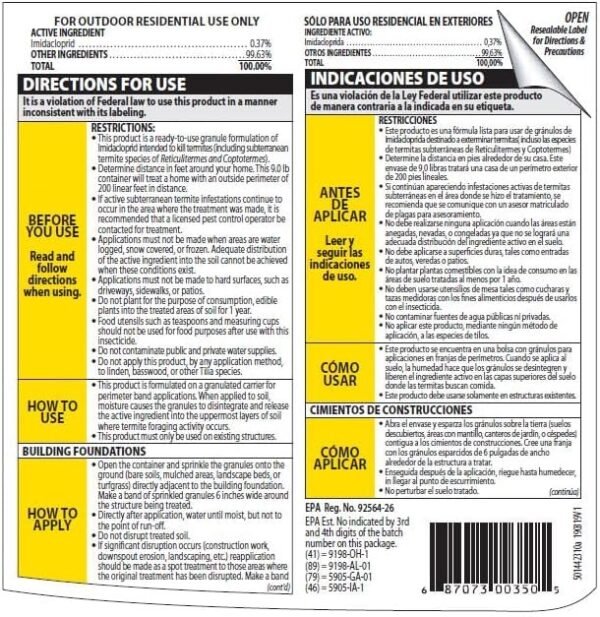 BioAdvanced Termite Killer Granules for Insects  Granules  9 lb - Image 7