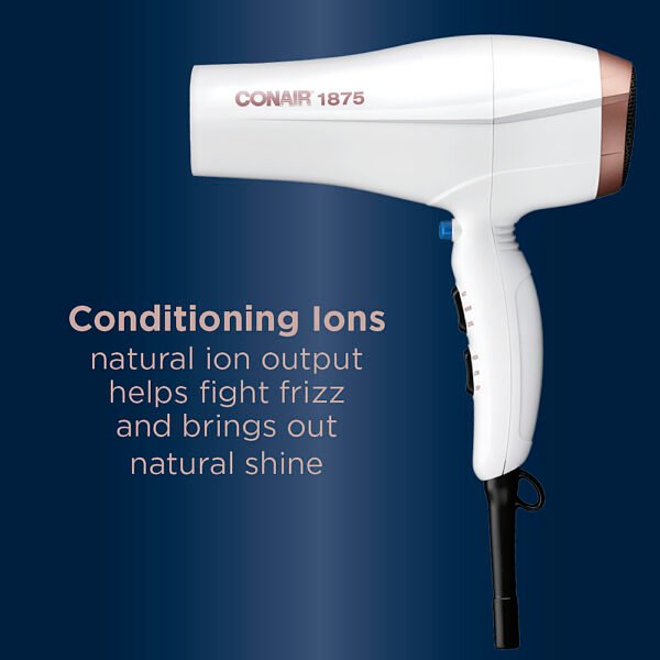 Conair – Double Ceramic Hair Dryer – White - Image 11
