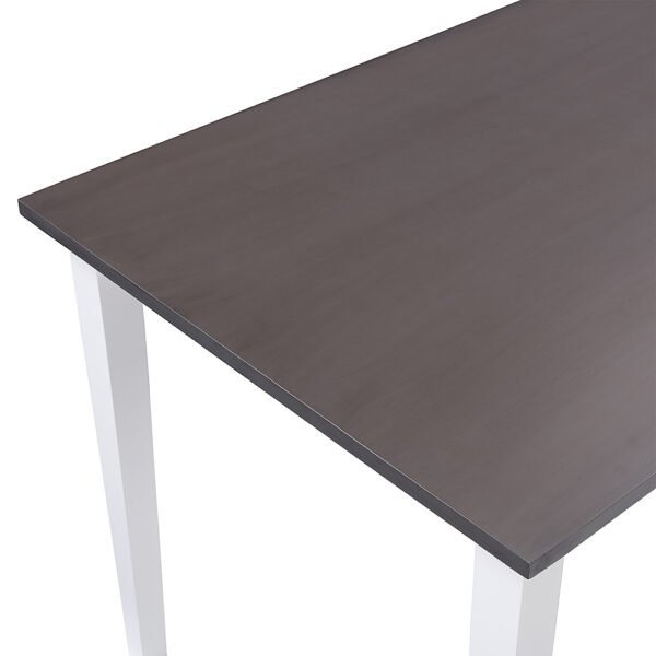 CorLiving – Michigan Two Tone White and Gray Dining Table – White/Gray - Image 11