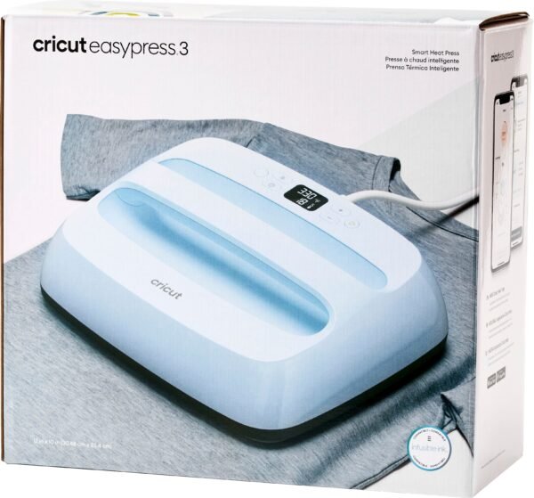 Cricut – EasyPress 3 12′′ x 10′′ – Zen Blue - Image 5