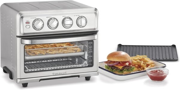 Cuisinart Air Fryer + Convection Toaster Oven  8-1 Oven with Bake  Grill  Broil & Warm Options  Stainless Steel  TOA-70 - Image 7