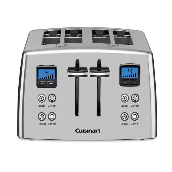 Cuisinart – Countdown 4-Slice Metal Toaster – Stainless Steel