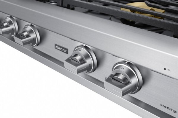 Dacor – Transitional 48′′ Built-In Gas Rangetop with 6 Burners – Silver Stainless Steel - Image 7