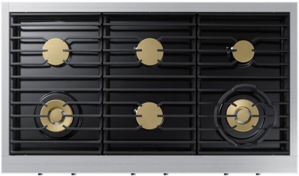Dacor – Transitional 48′′ Built-In Gas Rangetop with 6 Burners – Silver Stainless Steel - Image 5