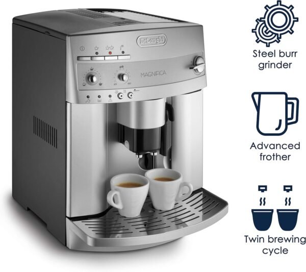 De’Longhi ESAM3300 Magnifica Super Automatic 14 cups Espresso & Coffee Machine (Renewed) - Image 7
