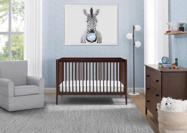 Delta Children Casey 6-in-1 Convertible Crib, Walnut Espresso - Image 5