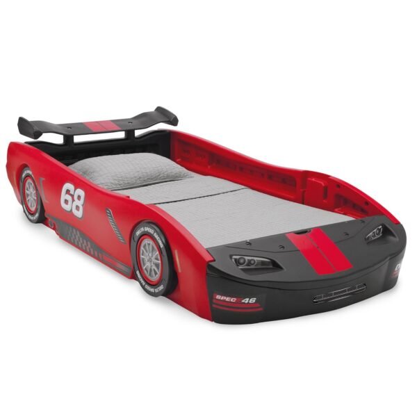 Delta Children Turbo Race Car Twin Bed  Red