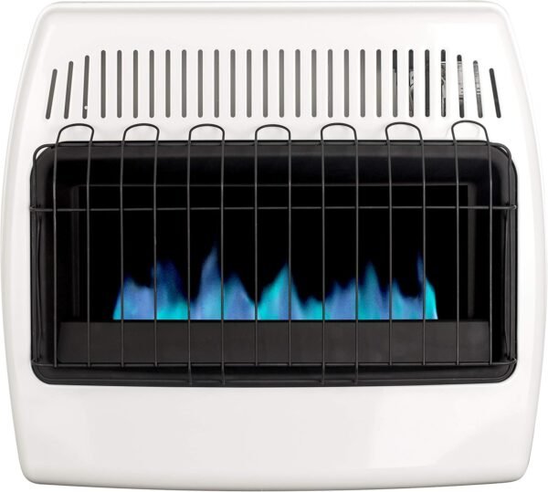 Dyna-Glo 30 000 BTU Liquid Propane Blue Flame Vent Free Wall Heater  White
