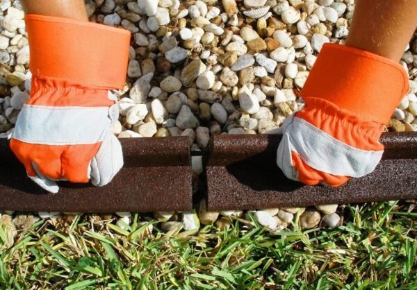 Eco Border 3 x 48 Brown Rubber No Dig Landscape Garden Border Edging (Pack 6) - Image 5