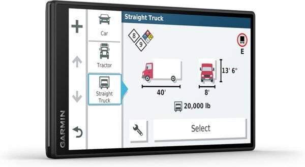 Garmin Dezl OTR500  5.5-inch GPS Truck Navigator  Custom Truck Routing and Load-to-Dock Guidance  010-02603-00 - Image 6