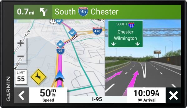 Garmin â€?DriveSmart 76 7′â€?GPS with Built-In** Bluetooth, Map Updates and Traffic Updates â€?Black - Image 9