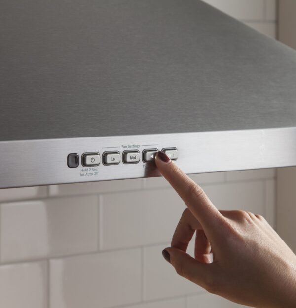 GE â€?30 inches â€?Convertible â€?Wall Range Hood â€?Stainless Steel - Image 11