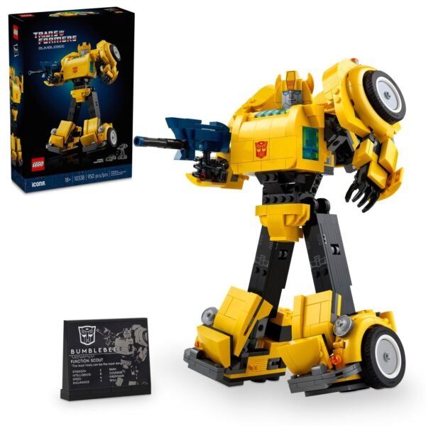 LEGO â€?Icons Transformers Bumblebee Collectible Building Set 10338 - Image 7