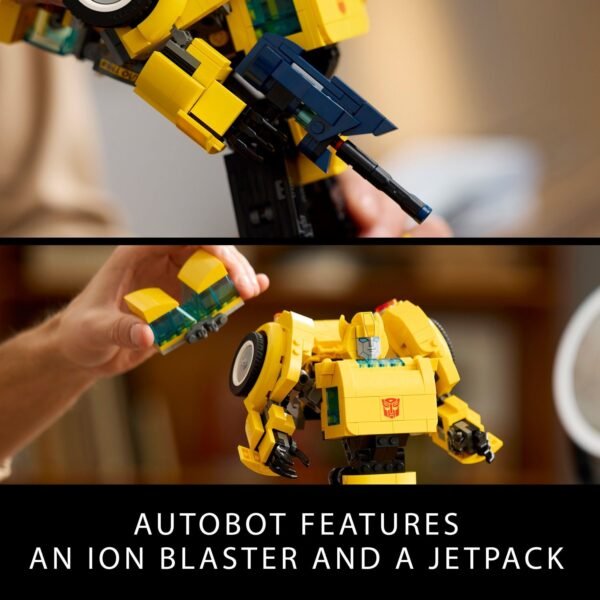 LEGO â€?Icons Transformers Bumblebee Collectible Building Set 10338 - Image 10