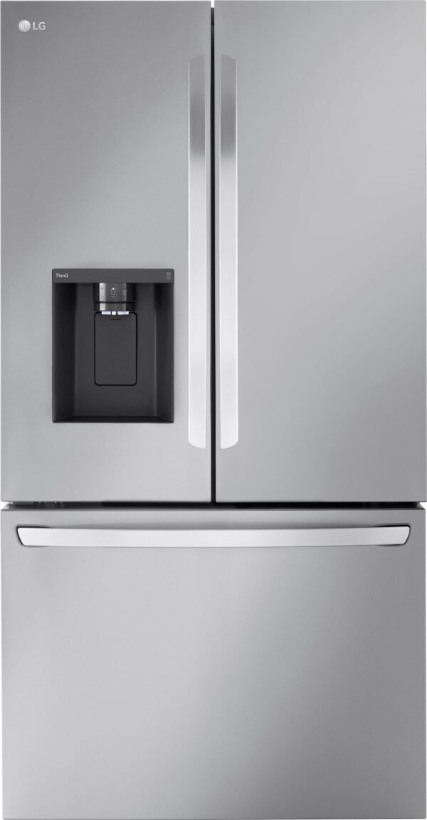 LG â€?Counter-Depth MAX 25.5 Cu. Ft. French Door Smart Refrigerator with Dual Ice â€?Stainless Steel - Image 7