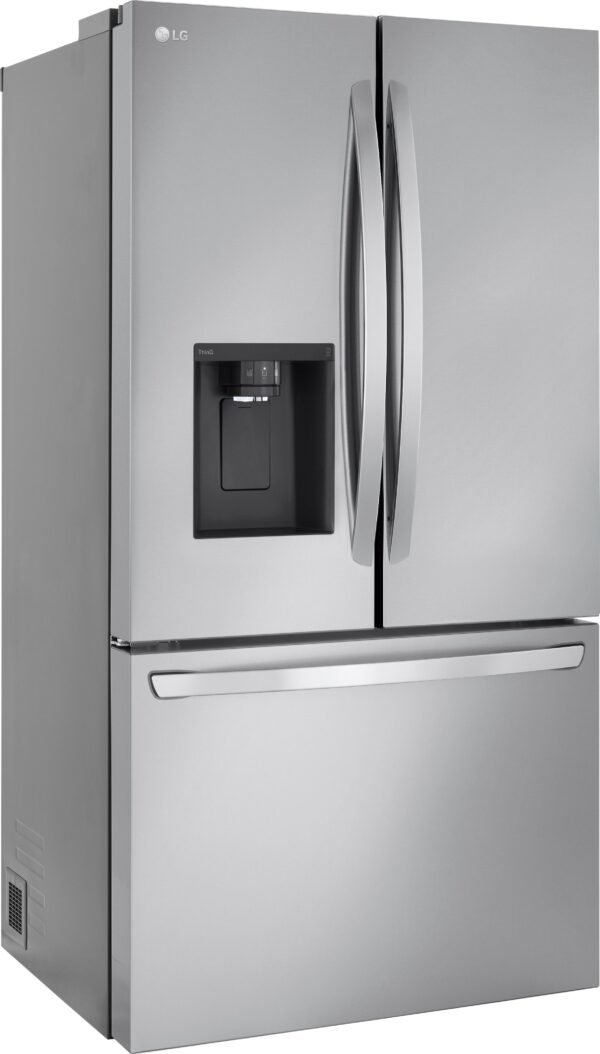 LG â€?Counter-Depth MAX 25.5 Cu. Ft. French Door Smart Refrigerator with Dual Ice â€?Stainless Steel - Image 8