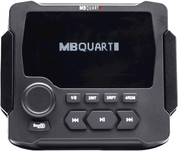 MB Quart â€?160 Watt Powered Off-Road & Marine Multimedia Source Unit with AM/FM/Bluetooth â€?Black - Image 6
