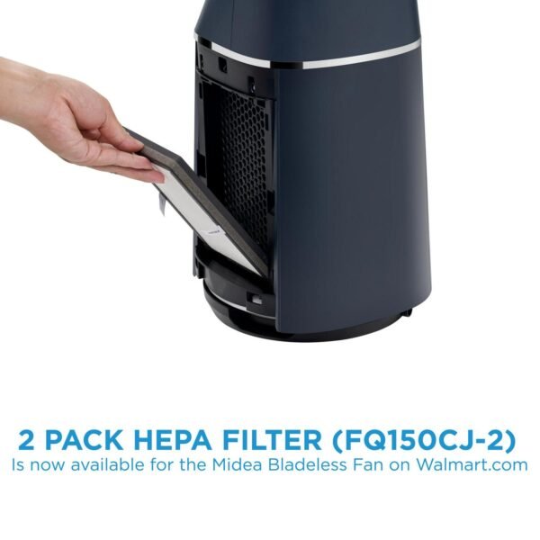 Midea 41 Bladeless DC Tower Fan and HEPA Air Purifier with Remote Control - Image 6