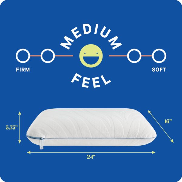 Sealy ¨C Sealy? DreamlifeTM Memory Foam Pillow, Standard ¨C White - Image 7