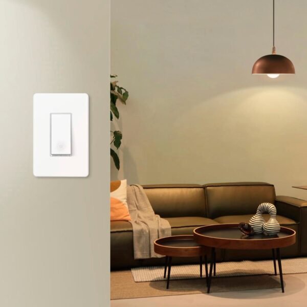 TP-Link ¨C Tapo Smart Wi-Fi Light Switch with Matter ¨C Replaces Most Traditional Switches ¨C White - Image 12