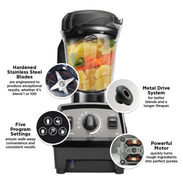 Vitamix Propel 750 Blender Black - Image 9