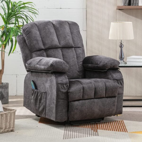 VON RACER Power Lift Recliner Chairs with Heat and Massage Lift Chair Recliners for Elderly with 2 Side Pocket, USB Port Remote Control, Adjustable Furniture - Image 14