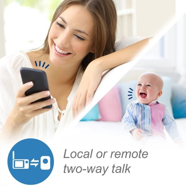VTech RM7764 2HD BabyMonitor NightVision Temperature - Image 24