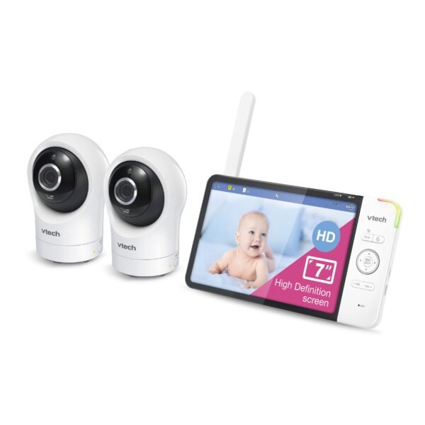 VTech RM7764 2HD BabyMonitor NightVision Temperature - Image 27