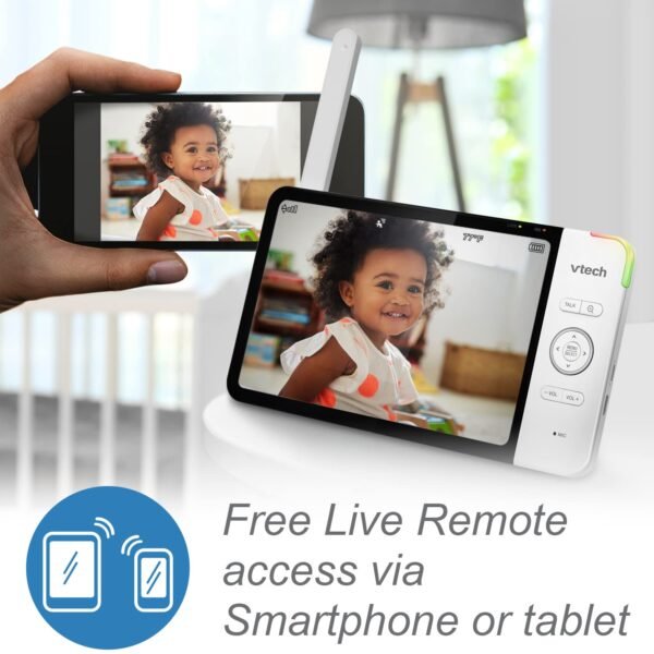 VTech RM7764 2HD BabyMonitor NightVision Temperature - Image 17