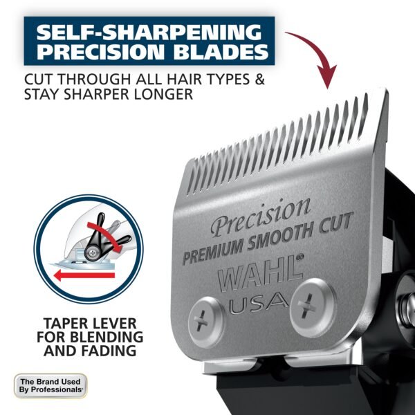Wahl ¨C Lithium Pro Complete Cordless Haircut Kit ¨C Black/Silver - Image 12