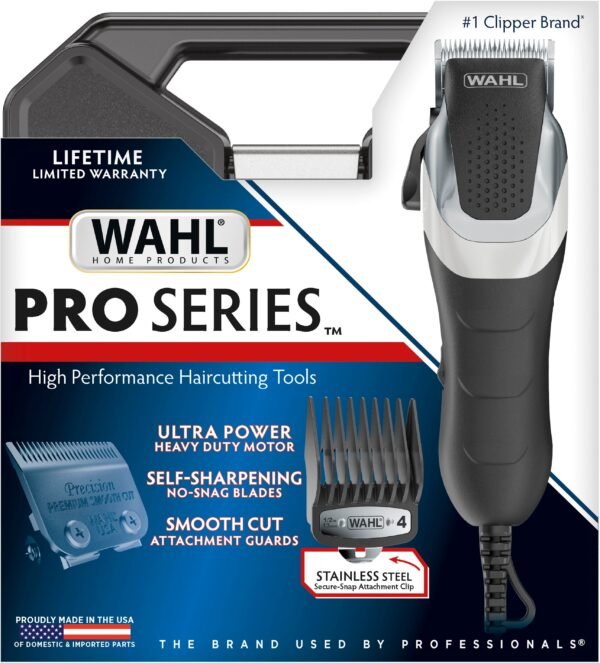 Wahl Pro-Series Elite, Ultra Power Heavy Duty Hair Clipper, 79775 ¨C Black - Image 8