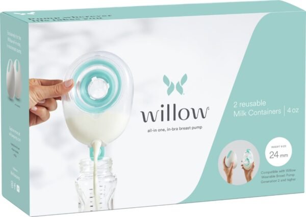 Willow ¨C 3.0 Reusable Breast Milk Container 27mm, 2-Pack ¨C Clear - Image 12