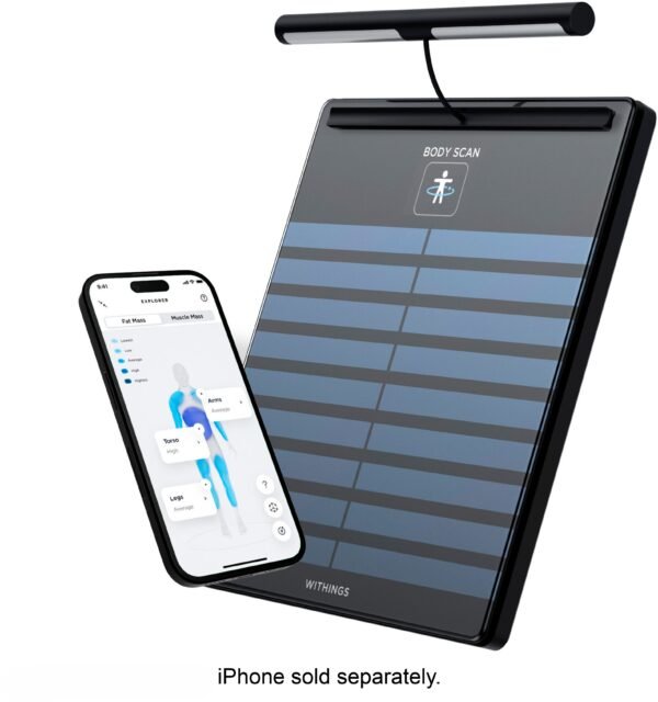 Withings ¨C Body Scan ¨C Connected Health Station ¨C Black - Image 8