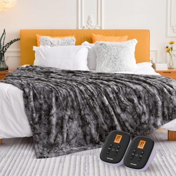 WOOMER Heated Blanket King Size Electric Blanket 90¡ä¡äx 100¡ä¡ä - Image 2