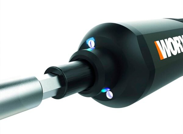 WORX ¨C 4V 3-Speed Compact Screwdriver with 12 Accessory Bits, Dual LED Lights, and 3 Gear Torque ¨C Black - Image 10