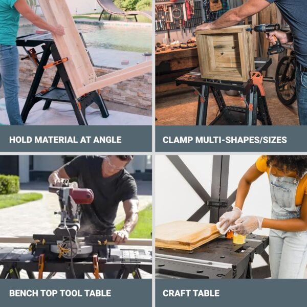 WORX ¨C Pegasus Folding Work Table & Sawhorse - Image 14
