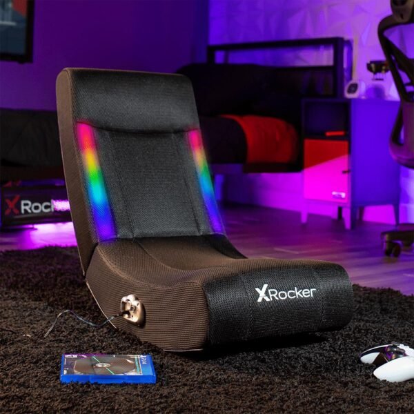 X Rocker Solo RGB Mesh 2.0 Audio Floor Rocker, 30.1 x 15.4 x 24.2 , Rocking Video Game Chair - Image 6
