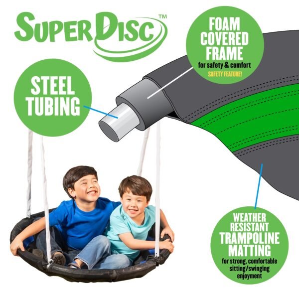 XDP Recreation All Star Playground Metal Swing Set for up to 7 Children - Image 20