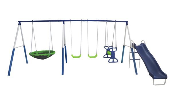 XDP Recreation All Star Playground Metal Swing Set for up to 7 Children - Image 18