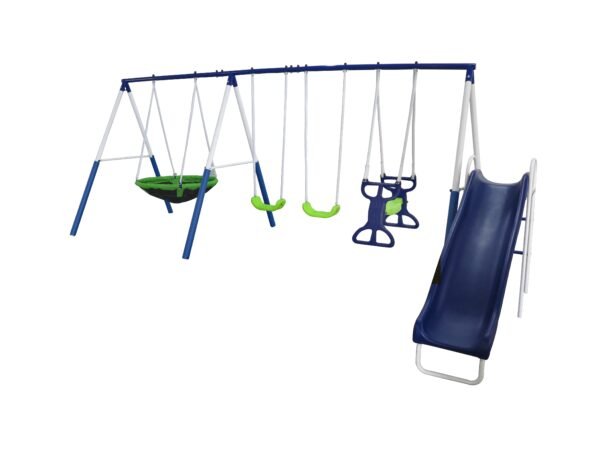 XDP Recreation All Star Playground Metal Swing Set for up to 7 Children - Image 14