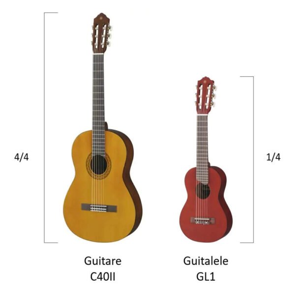 Yamaha YAMAHA Guitalele Persimmon Brown GL1 PB - Image 4