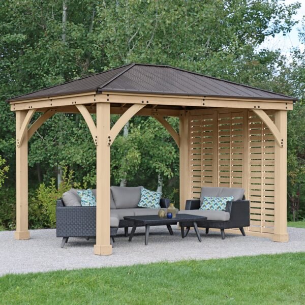 Yardistry ¨C 10 ft. Meridian Cedar Privacy Wall - Image 11